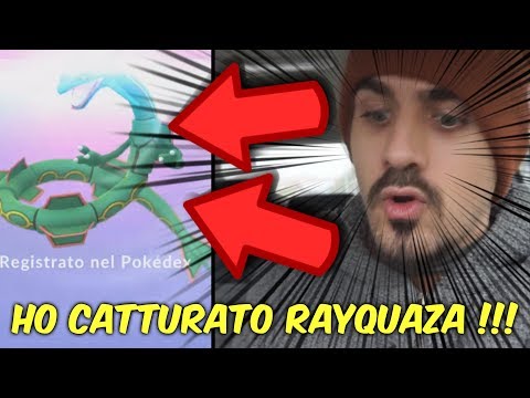 [ RAID LEGGENDARIO ] HO CATTURATO RAYQUAZA CON LA BANDANA GIALLA!!! POKèMON GO ITA A OBIETTIVI #134