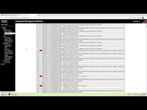 IBM X3650M3 Integrated Management Module IMM
