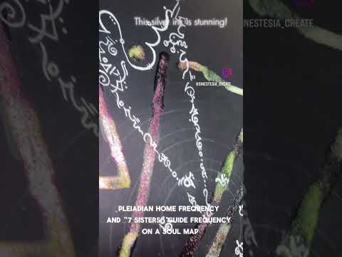 Pleiadian Home Frequency and “7 sisters” Guide Frequency on a Soul Map #pleiadian #pleiades