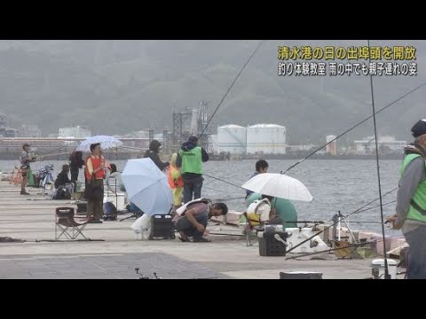 YouTube Video 「釣り開放日」日の出ふ頭で親子釣り体験教室 静岡市清水港