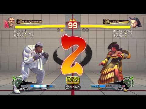SSF4 AE WH Psycho (Balrog) VS. DRS filipin0man (Rose) Rank