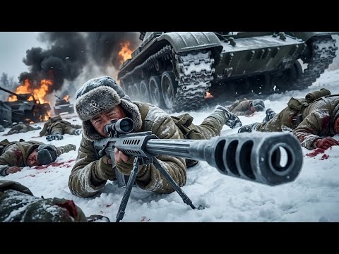 Fierce war showdown: Tank unleashes firepower, yet enemy sniper lands a shocking kill