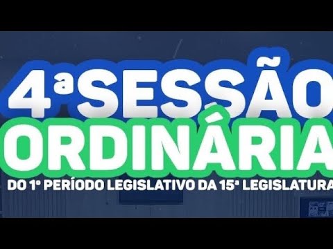 4° SESSÃO EXTRAORDINARIA ARAPOEMA TOCANTINS