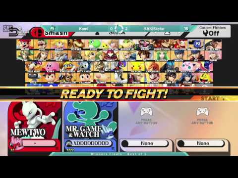 SOS 44 Winners Finals - Kami (Mewtwo) vs SAK|Skylar (Mr. Game & Watch)