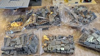Feleph Lego Style 6 Sized Classic Bricks Mixed 310 Pieces Dark Gray 2x4 2x6 1x1 Unboxing and Review