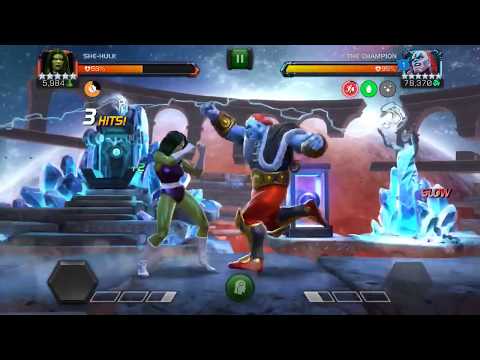 Testing She Hulk Post “Fix” vs Act 6.2 The Champion Boss - Marvel Contest of Champions