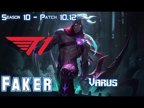 T1 Faker VARUS vs KALISTA ADC - Patch 10.12 KR Ranked