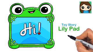 How to Draw Lily Pad | Toy Story | Relaxing Disney Pixar Character Art