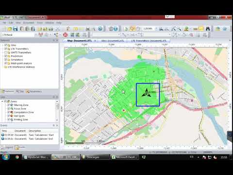 05   Simulación a un sitio y exportación a kmz #rf #4g #5g #telecom #atoll #simulation