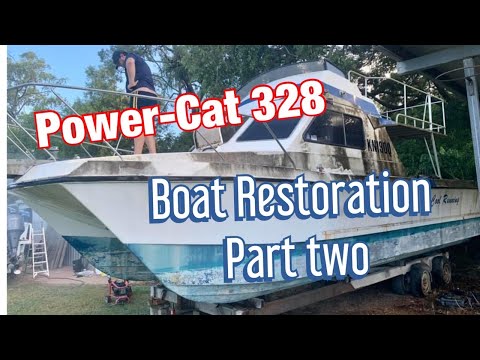Boat Restoration - Restoring the Power-Cat 328 Part Two