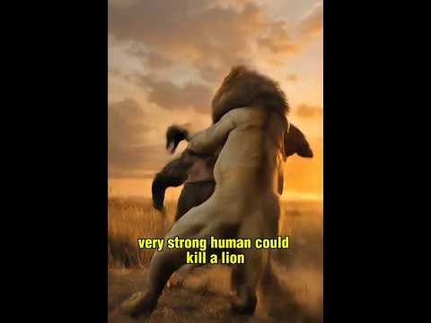 Could a physically very strong human could kill a lion by using a chokehold?