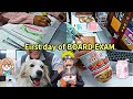 First Day of BOARD EXAM Class 12 + study vlog preparation for Exam | Pragati shreya ✨️