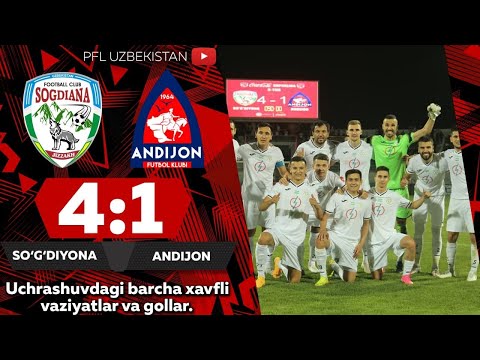 Coca-Cola Superliga. 8-tur SO'G'DIYONA — ANDIJON 4:1