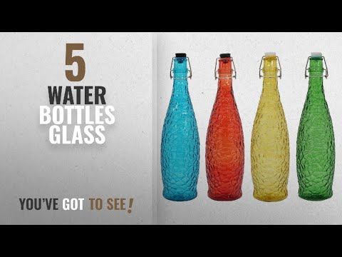 Top 10 Water Bottles Glass- Papyrus Bolsys - Mix - Crack Design Glass Bottles - 1 Ltr