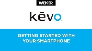 Serrure à pêne dormant Kevo Weiser activé par Bluetooth : Premières étapes pour votre téléphone intelligent