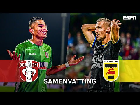 Cambuur krijgt VIJF DOELPUNTEN TEGEN... 🫣 | Samenvatting FC Dordrecht - SC Cambuur