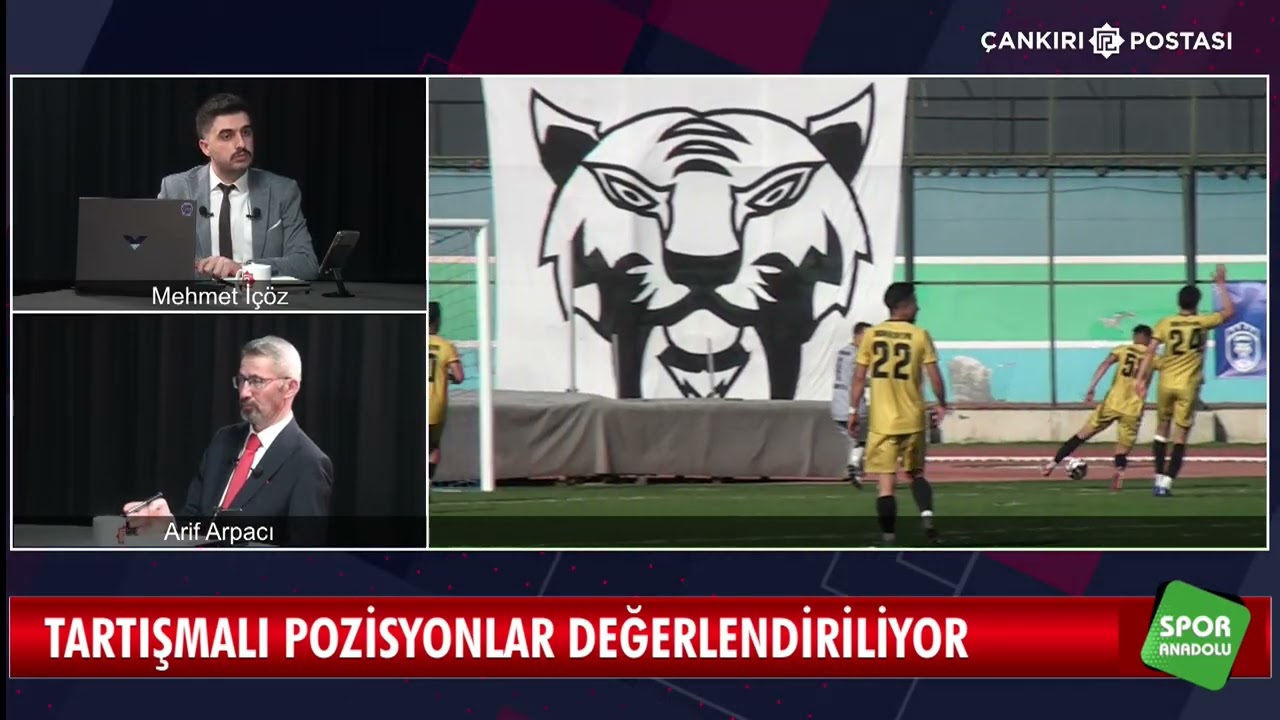 Çankırı FK - Sorgun Belediyespor tartışmalı pozisyonlar burada