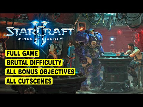 STARCRAFT 2: WINGS OF LIBERTY • FULL GAME • BRUTAL DIFFICULTY • ALL CUTSCENES