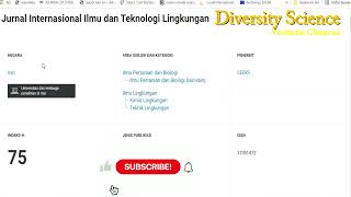 International Journal of Environmental Science and Technology IJEST Q2 HI 75 Doc. 533 Iran Springer