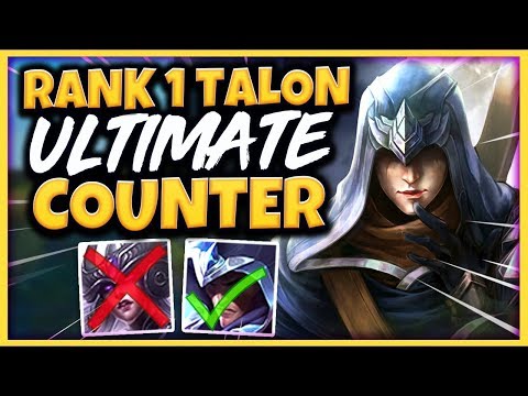 #1 TALON WORLD SHOWS HOW TO BEAT SYNDRA (EVERY SINGLE TIME) - League of Legends
