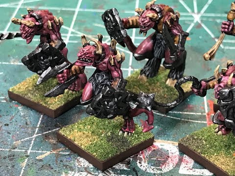 Painting guide for Lower Abyssal models