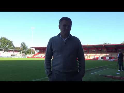 Post-Match Interview with Dave Cooke after FC United of Manchester v Nantwich Town