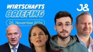 Stellenabbau, Streichliste, COP29 | WIRTSCHAFTSBRIEFING | 25. November 2024 | Mit Jens Brodersen