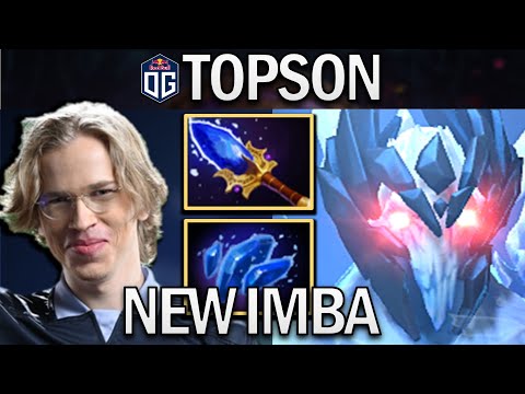 OG.TOPSON ANCIENT APPARITION WITH AGHANIMS - DOTA 2 7.29 GAMEPLAY