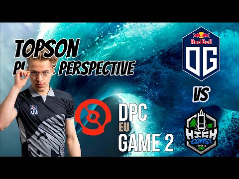 Topson [Morphling] player perspective - OG vs CHICKEN FIGHTERS (HCE) DreamLeague Season 14 - GAME 2