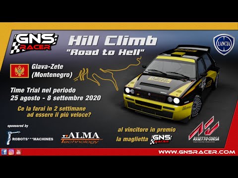 Road to Hell - Il mio primo tentativo - Hill Climb Glava-Zete w/h Deltone - [Assetto Corsa PC - VR]