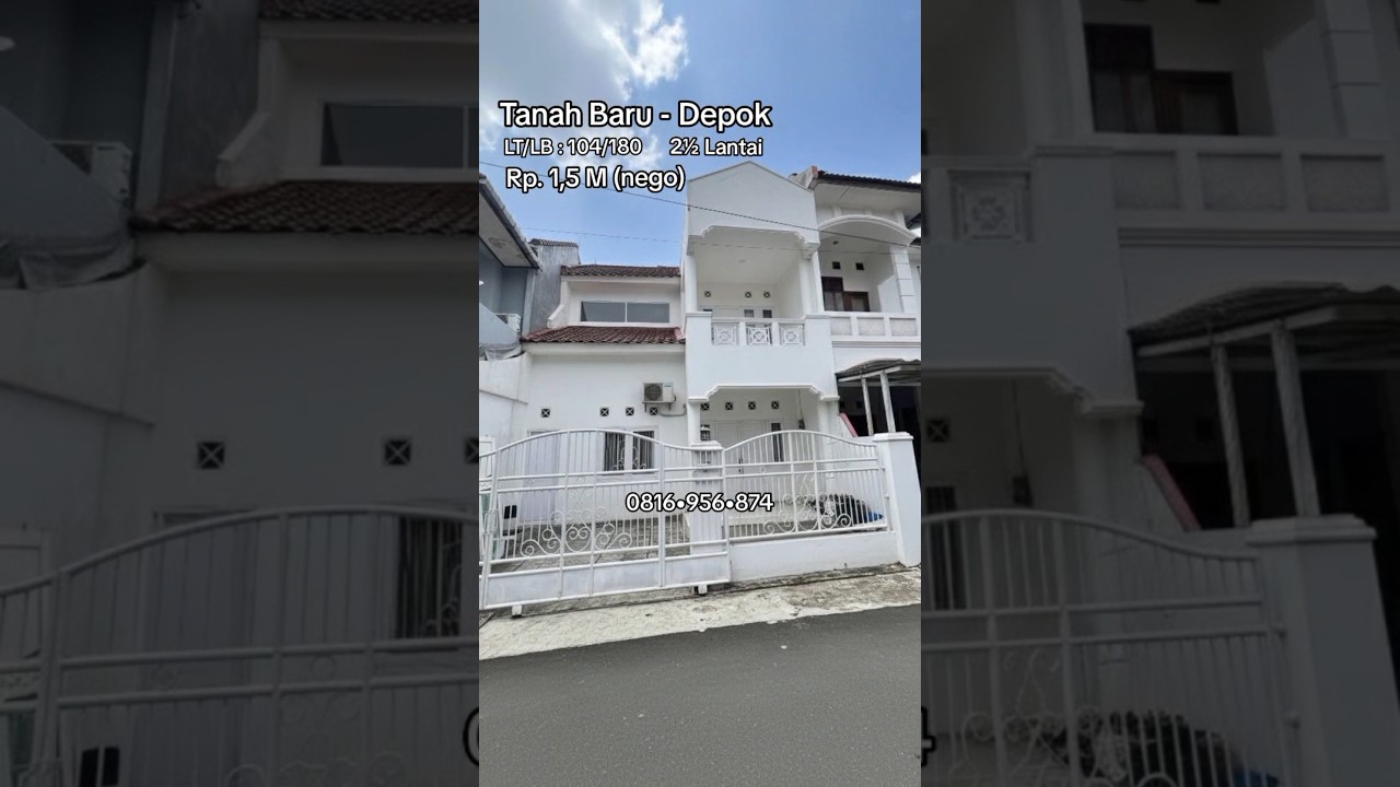 Rumah Beji Permai Depok 2½Lantai 1,5M Nego