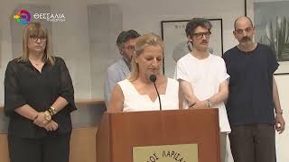 ΤΟ ΕΥΧΑΡΙΣΤΩ ΤΟΥ ΔΗΜΑΡΧΟΥ ΛΑΡΙΣΑΙΩΝ ΓΙΑ ΤΗΝ ΟΛΟΚΛΗΡΩΣΗ ΤΗΣ ΘΗΤΕΙΑΣ ΤΗΣ ΑΝΝΥΣ ΑΡΧΙΜΑΝΔΡΙΤΟΥ 08 07 2023