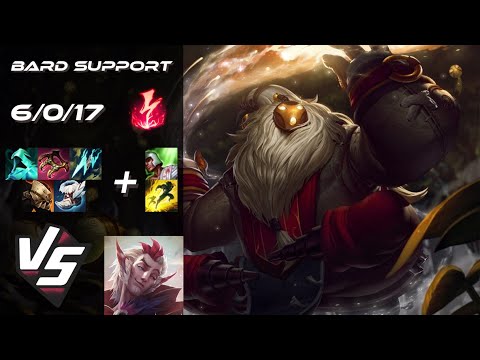 SUPPORT Bard vs Rakan - EU Grandmaster Patch 14.24