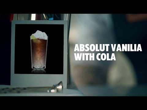 ABSOLUT VANILIA WITH COLA DRINK RECIPE - HOW TO MIX