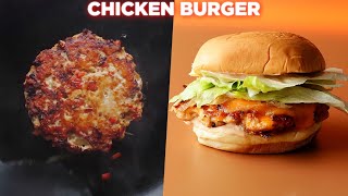 Yummy Chicken Burger With Special Sauce Recipe