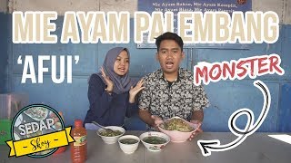 SEDAP SKOY - Dapat Tantangan Makan Menu Monsternya Mie Ayam Palembang Afui Yogyakarta