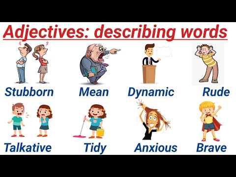 English vocabulary words | Describe personality and character | adjective words listen and practice