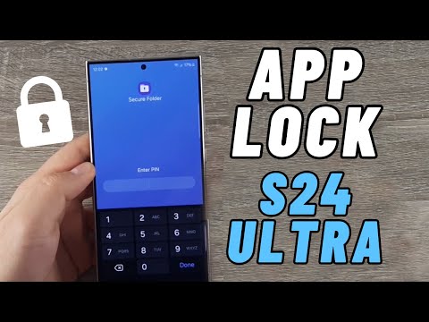 How to Activate APP LOCK on Samsung Galaxy S24 Series (Secure Folder)