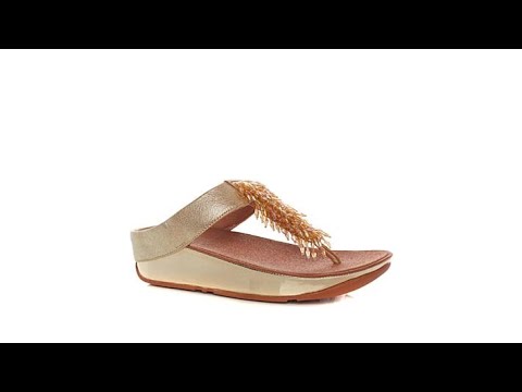 FitFlop Rumba Beaded Toe Post Sandal