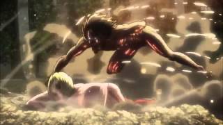 Shingeki No Kyojin - Eren Rage Mode (Berserk) vs A