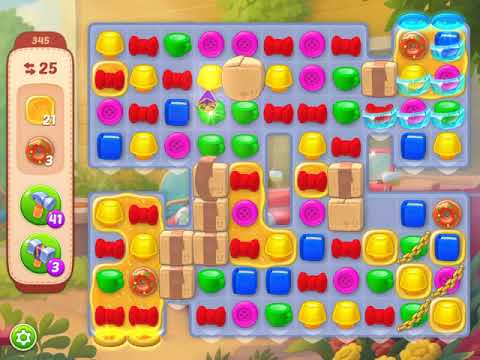 WALKTHROUGH Homescapes Level 345 / Прохождение игры Homescapes, Уровень 345