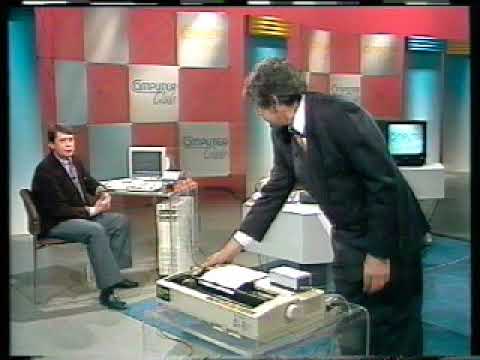 Ausschnitt aus dem "Computer Club" 1987 über 3-D Brillen, Modem, Remote control, Diagrammprogramme