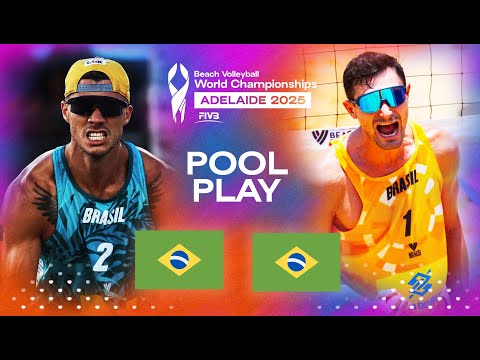 George/Saymon vs. Andre/Renato - Beach World Championships 2025 | Highlights | Pool Phase
