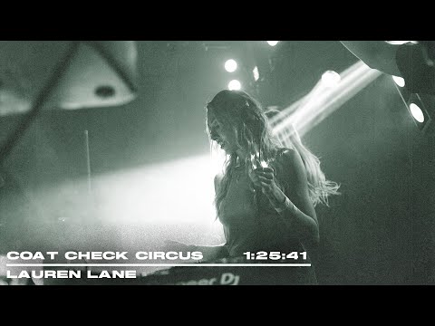 Peak Time Ibiza Tech House Mix in a Warehouse | LAUREN LANE | COAT CHECK LIVE - CIRCUS