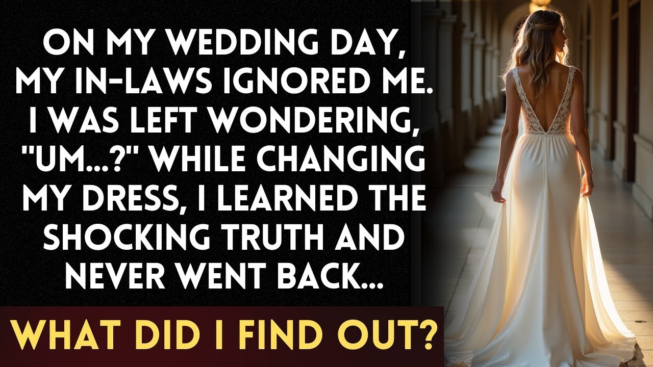 Ignored by My In-Laws on My Wedding Day: The Truth Came Out When I Changed Dresses.