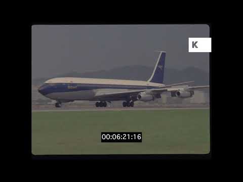 1960s BOAC Planes Taking Off and Landing, 35mm