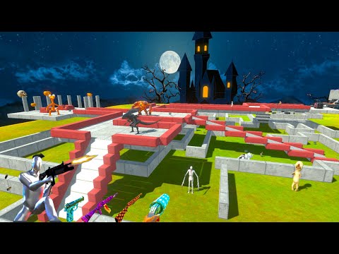 FPS AVATAR RESCUE MISSION DARK DEADLY MAZE - Animal Revolt Battle Simulator