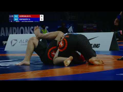 Round 1 Men's GP No-Gi - 110 kg: D. GORSHILIN (RUS) v. G. KHIYASOV (RUS)