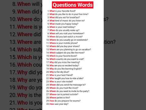 WH-Questions in English | Learn How, When, Where & Why with Examples!