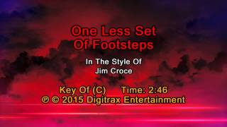 Jim Croce - One Less Set Of Footsteps (Backing Track)
